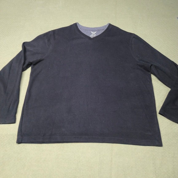 Faded Glory Other - Faded Glory Mens 2XL Black Thermal V-Neck Long Sleeve Shirt FM46Y056B001